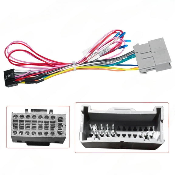 2025-21 16pin android navigation power cord with tail cable for 2004-2007 hummer h2.h3 retrofit