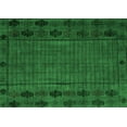 thumbnail image 1 of Ahgly Company Indoor Rectangle Abstract Green Modern Area Rugs, 5' x 7', 1 of 4