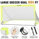 thumbnail image 3 of Juego de 2 goles de fútbol X-UMEUS para niños con pelota, escalera y conos, 6 x 4 pies, 3 of 6