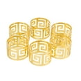 thumbnail image 1 of Napkin Rings Buckles6pcs Napkin Ring Set Napkin Holder Hotel Napkins Ring Leading Edge Technology, 1 of 5