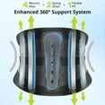 thumbnail image 3 of Back Brace for Lower Back Pain, 4 Stays Ergonomic Support Brace with Comfortable 3D Pad, Easy to Put On/Off Lumbar Support Belt, 3 of 7
