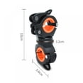 thumbnail image 2 of 2 Pack Flashlight Holder, Mount Bicycle Mounting Bracket Flashlight Holder Torch Clip 360º Rotation, 2 of 6