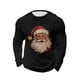 thumbnail image 2 of Blusas y camisas de manga larga con cuello redondo para hombre, ropa deportiva para el hogar, pijamas, camisetas casuales holgadas de color liso, blusa deportiva de poliéster para hombre, 2 of 4