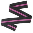 thumbnail image 1 of Elbow Support Wrap, Nylon Elastic Elbow Wrap Hook And Loop Design  For Outdoor For Bedroom For Sport For Home Black And Purple Stripes, 1 of 8