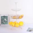 thumbnail image 2 of Cesta de frutas, frutero, verduras, 3 capas, cesta de alambre moderna, estilo rústico, más espacio en la superficie de trabajo, cocina retro, 2 of 5
