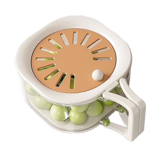 2 In 1 Multifunctional Kitchen Strainer Bowl For Efficient Draining And Freshness Preservation With Lid Handle Design