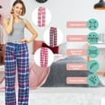 Women’s Flannel Pajama Pants Ladies’ Soft Plaid Pajama Pants