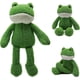 thumbnail image 1 of Peluche de rana de patas largas, ideal como cojín decorativo para niñas (verde, 40 cm), 1 of 5
