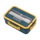 thumbnail image 1 of Lonchera, cajas bento, lonchera bento de doble capa, lonchera japonesa para microondas, lonchera dividida para reducir comidas, lonchera para trabajadores de oficina, canasta para almuerzo, 1 of 2