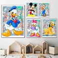 thumbnail image 2 of Disney Mickey Mouse and Donald Duck Canvas Paintings Cute Cartoon Posters and Prints Wall Art Pictures for Kids Room Decoration60X90cm Unframed Gao Jinjia LED, 2 of 2