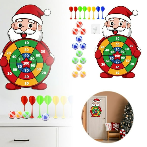 Decoraciones para fiestas en interiores y exteriores Juegos Dardo de Papá Noel