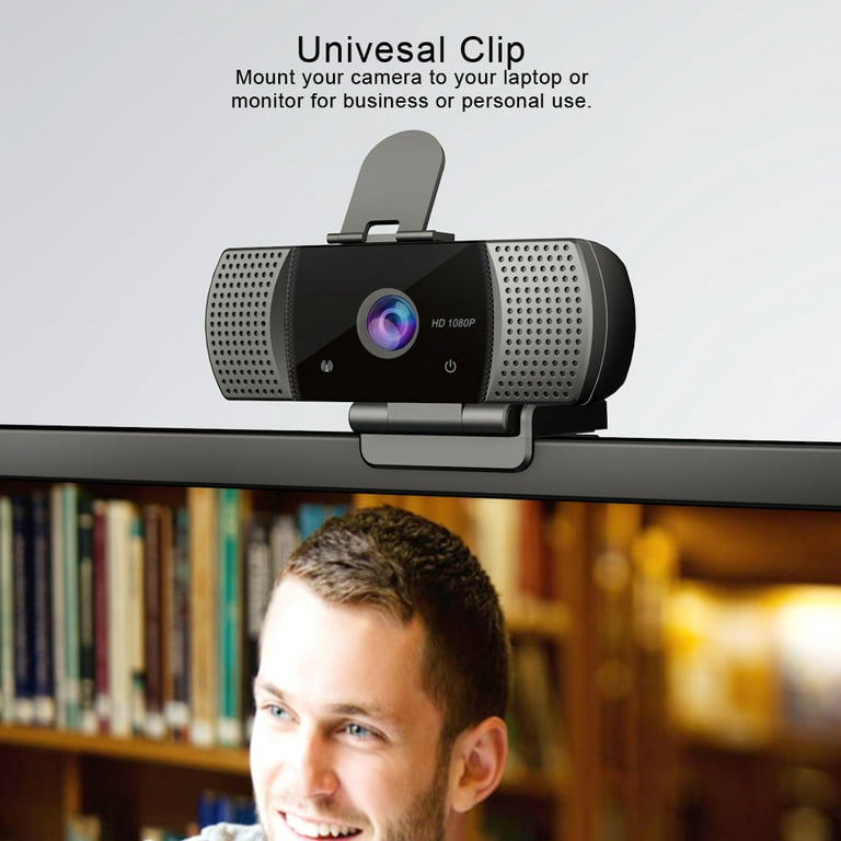 Speedlink AUDIVIS Full HD Webcam de conférence – Angle de Vue 100°,  Haut-parleurs intégrés, Noir en destockage et reconditionné chez DealBurn