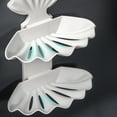 thumbnail image 2 of VERDANVERSE Soap -Mounted Soap Dish Holder Plastic 1Pack for Bathroom and Kitchen White, 2 of 8