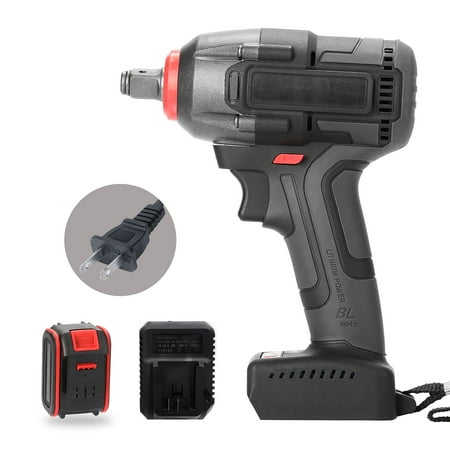 

Suzicca Electric Rechargeable Cordless Brushless Impact Wrench Multifunctional Wireless Electric Hand Wrench Home DIY Electric Power Tools
