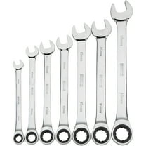 Klutch Ratcheting Wrench Set, 7-Pc., Metric: 8-18mm