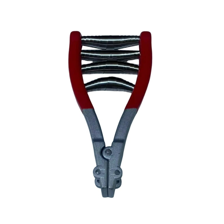 Tennis String Starting Clamp Stringing Machine Starting Clamp, Durable Spring Loaded Alloy Wide Head Starting Clamp for Equipment Accessories Red