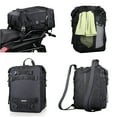 thumbnail image 7 of Motorcycle Bag Tail Bag Waterproof Large Capacity Backpack Pannier Bag Versatile Bag with straps (Black, 30L), 7 of 7