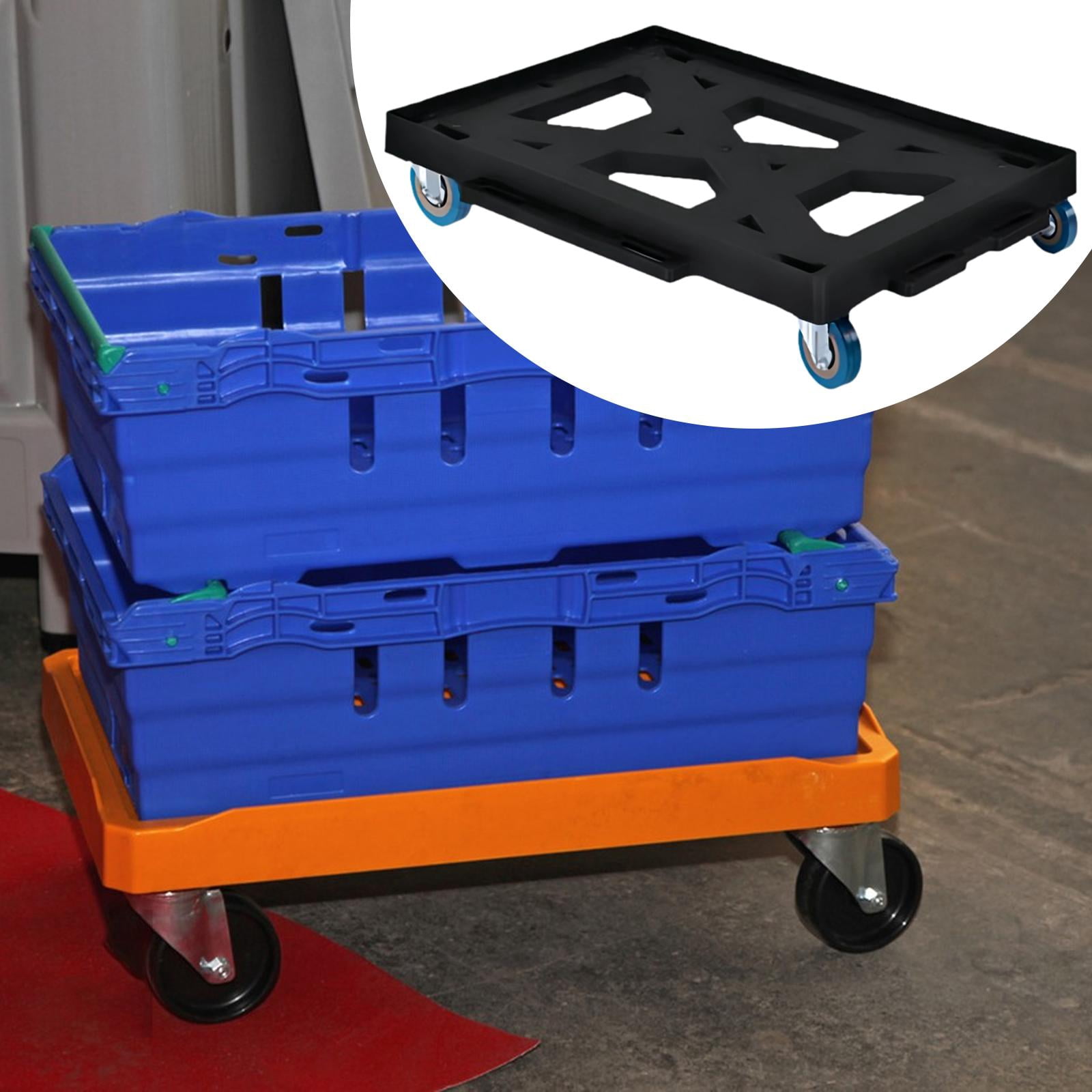 JISADER Furniture Dolly Sturdy Multupurpose Creative Heavy Duty Furniture Mover Tool Black