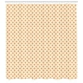 thumbnail image 3 of Ambesonne Orange Brown Shower Curtain, Diagonal Tiles, 69"Wx70"L, Pale Orange, 3 of 3