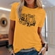 thumbnail image 2 of Blusa de Manga Corta Con Estampado de Cuello Redondo Informal Para Mujer Odeerbi ODB181521, 2 of 6