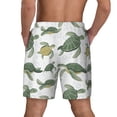 thumbnail image 4 of Haiem Cute Turtle Mens Swim Trunks with Compression Liner 2 in 1 Swimming Shorts Stretch Swimwear Quick Dry,Board Shorts-3X-Large, 4 of 9