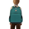 thumbnail image 2 of gcong Lightweight School Bookbag for Travel Study and Everyday Use Comfortable Backpack Dark Green, 2 of 3