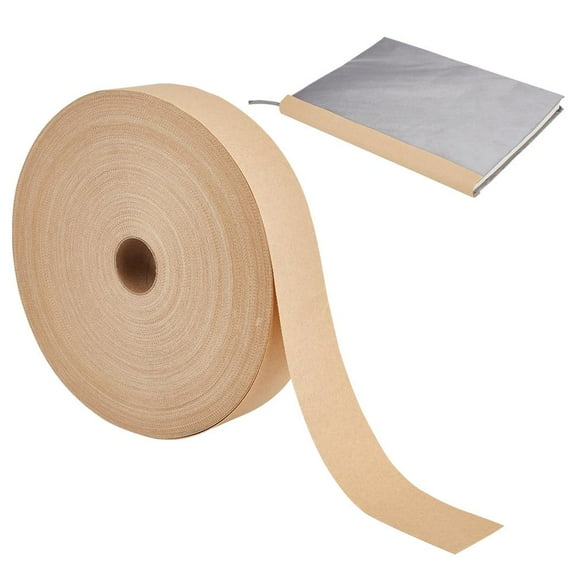 328Ft/109yd Bookbinding Tape 2 Inch Wide Non-Woven Book Tape Cornsilk Bookbinding Repair Tape Self Adhesive Book Cloth Tape Cloth for Book Restoration Library