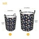 thumbnail image 3 of Fotbe Sharks In Sunglasses Cesto de Ropa con Asas, Cesto Impermeable de Gran Capacidad, Bolsa de Lavado para Dormitorio, Cesto de Ropa con Ruedas y Asas-Medium, 3 of 6