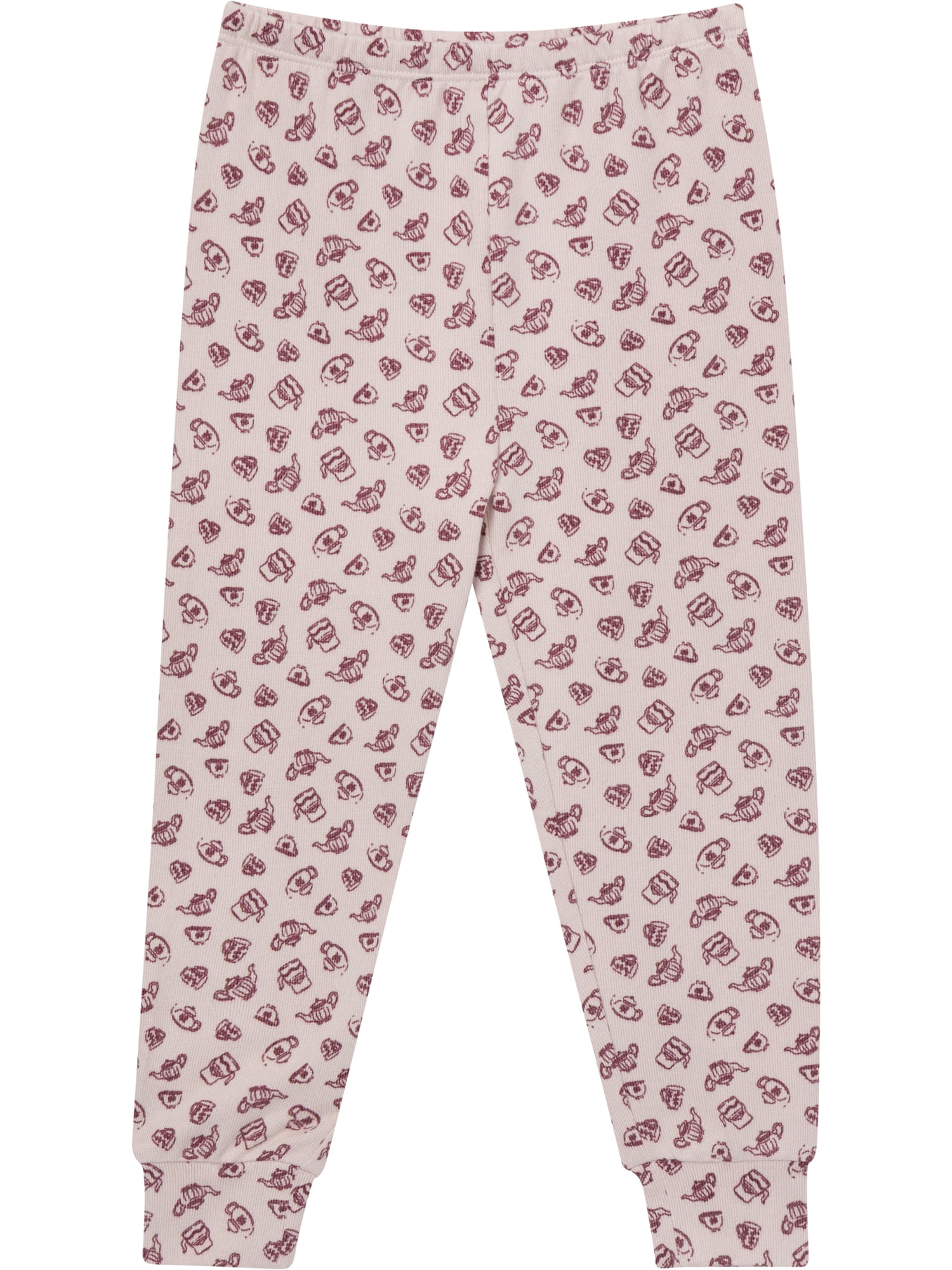 Modern Moments by Gerber Toddler Girl Henley Pajama Set, 2-Piece, Sizes, 12 Months - 5T