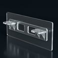 thumbnail image 3 of 8pcs Shelf Support Peg Punch Free Cabinet Book Shelves Pegs Clear Shelf Pegs, 3 of 8
