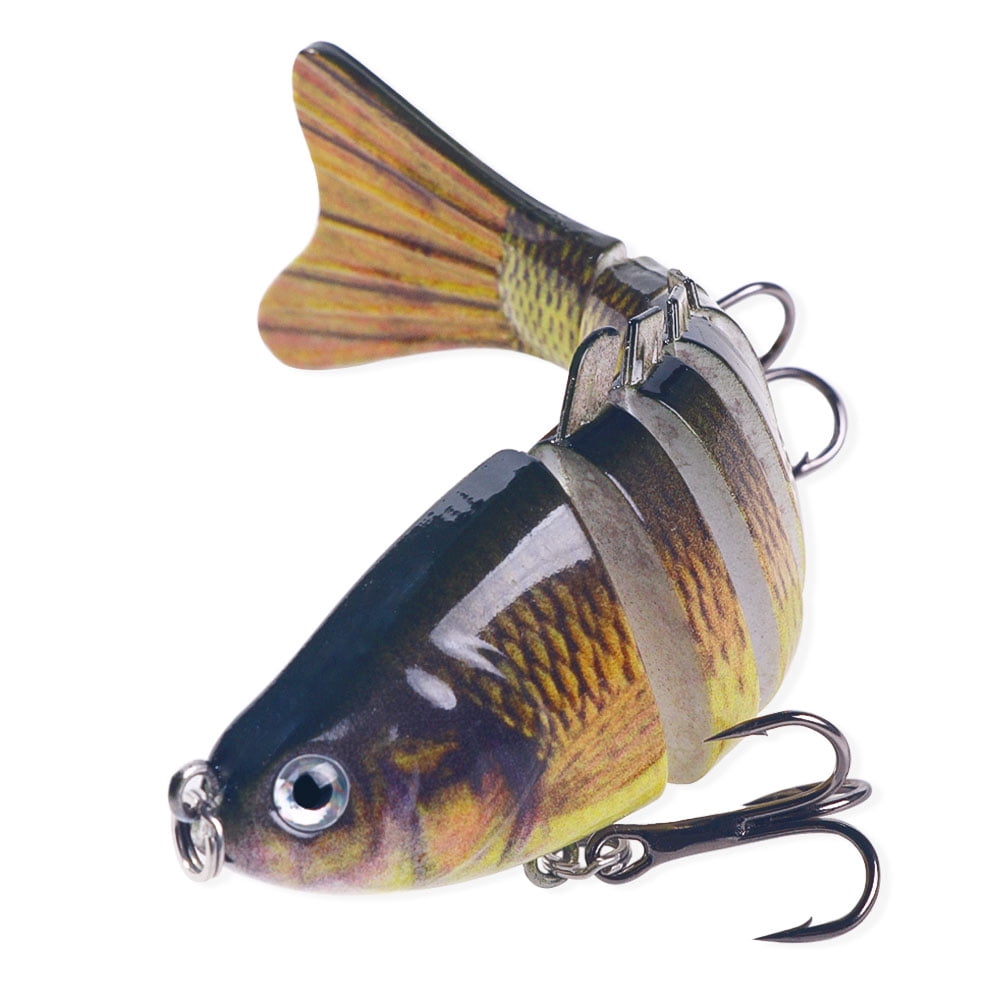 HENGJIA Fishing Lures 15PCS Multi Jointed Fish Fishing Kits Slow Sinking Lifelike Swimbait Freshwater and Saltwater for Trout Bass Lures