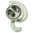 thumbnail image 3 of Silver Plated Rhinestone Alphabet Letter G Lapel Pin, 10 Pack, 3 of 3