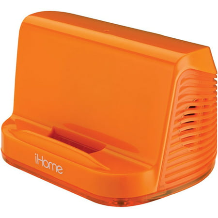 iHome Portable Stereo Speaker System for iPad/iPod/MP3 Players (Orange