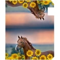 thumbnail image 4 of Coolnut Mailbox Cover Horse On The Sunflower Field Post Mail Box Cover Magnetic Mail Wraps Cover Oversize 25.4" L x 20.78" W, 4 of 5