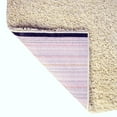 thumbnail image 6 of Rugs.com Solid Shag Collection Rug – 6 Ft Runner Pure Ivory Shag Rug Perfect For Hallways, Entryways, 6 of 9