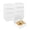 White, variant on Restaurantware-Cafe Vision 6.3 x 6.3 x 3 Inch Cupcake Gift Boxes, 100 Fits 6 Bakery Boxes - Hinged Lid, Removable Inserts, Black Paper Treat Boxes With Window, For Weddings Or Parties