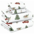 thumbnail image 2 of RUVANTI 100% Cotton Flannel Sheets California King 4 Pcs Holiday Haul, 2 of 5