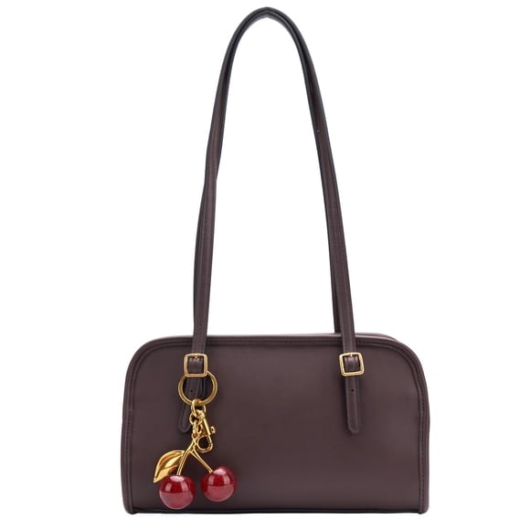 Bolso MINKARS Swing Bag de piel vegana con colgante de cereza