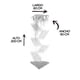 thumbnail image 5 of Candil de Cristal Cortado Gamalux Williams Krystal Zeta de 9 Luces, 5 of 5