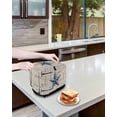 thumbnail image 3 of Texas Star Vintage Small Toaster Cover 2 Slice, Kitchen Appliance Covers, Navy Blue Retro Berry Wooden Toaster Oven Cover with Loop, Bread Machine Cover Polyester Dust Cover Protection, 3 of 4