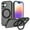 Black, variant on Designed for iPhone 17 Case 6.3" - Shockproof Case with 360° Rotatable Stand, 16ft Ultimate Drop Protection, Clear Back, Compatible with MagSafe | MagStand 360 M