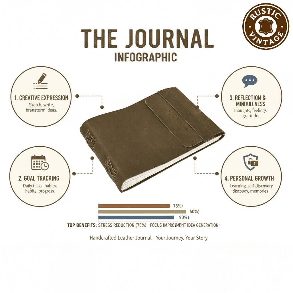 RusticVintage Leather Drawing Journal Daily Travel Diary, Antique Handmade Vintage Bound Rustic Writing Notebook, Genuine Leather- Quality Unlined/Blank Cream Paper, Art Sketchbook, 7x10 Inches-Green