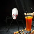 thumbnail image 2 of Nmdmisc Skull Spiders Halloween Decorations Props Scary Spiders Decor Halloween Party Halloween Spiders Decoration Party Decoration Haunted Halloween Decor,11.8", 2 of 6