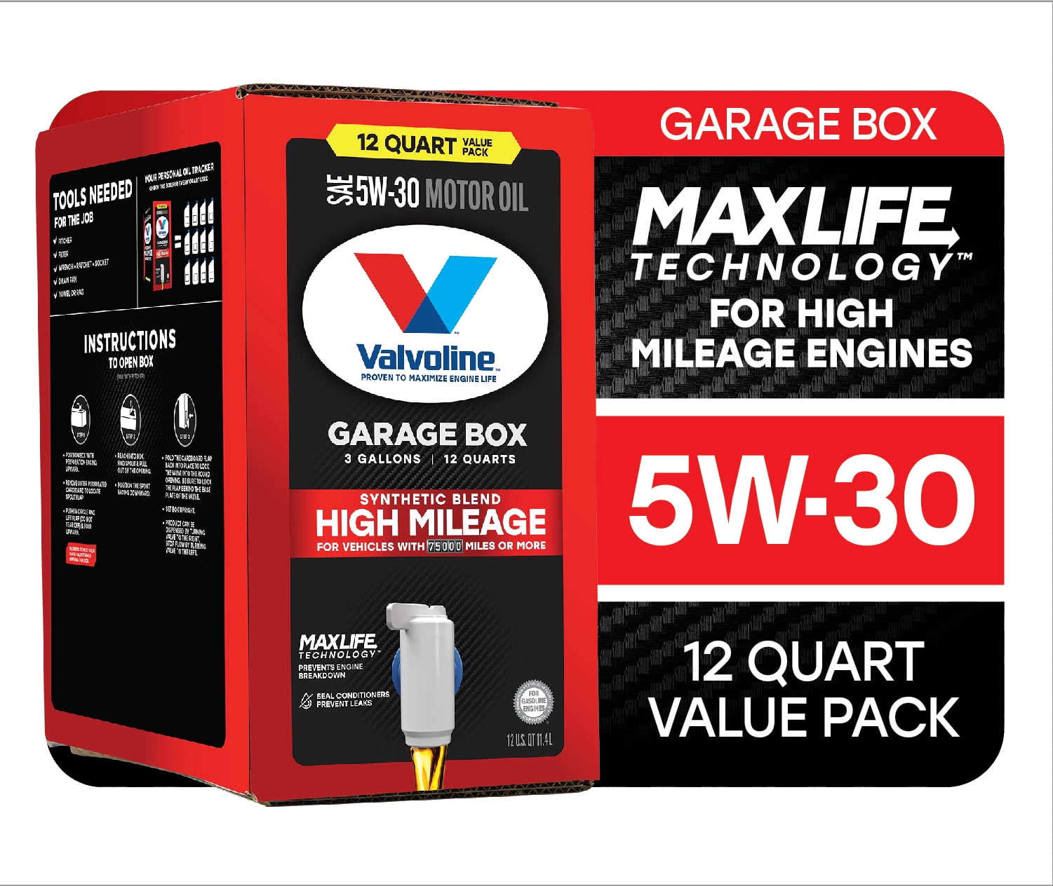 valvoline-high-mileage-maxlife-5w-30-synthetic-blend-motor-oil-12-qt