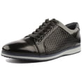 thumbnail image 6 of JUSTINREESS Paddy Men's Lace Up Leather Casual Shoes In Black Size 13, 6 of 6