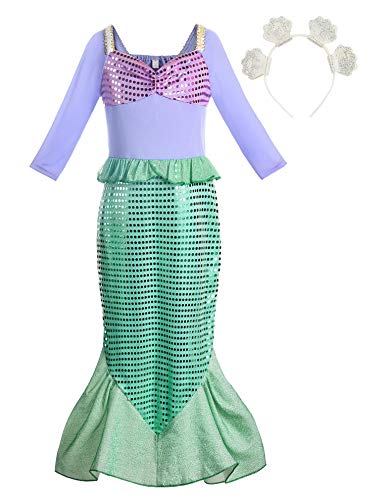 mermaid little girl dress