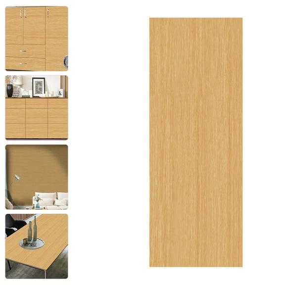 KAKOWELY 1Pack Durable Peel and Stick Wood Grain PVC Flooring Plank for Homeowners 15.7x39.4in