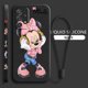 thumbnail image 3 of Funda de teléfono de dibujos animados de Minnie rosa para Samsung Galaxy A73, A54, A34, A53, A33, A52, A32, A22, A71, A51, A21S, 4G, 5G, cuerda líquida izquierda, 3 of 5