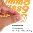 thumbnail image 3 of Uxcell Vinyl Letters Numbers Stickers Kit, Self Adhesive Decals for Mailbox, Sign Orange 756 Pieces 6 Sheets, 3 of 6