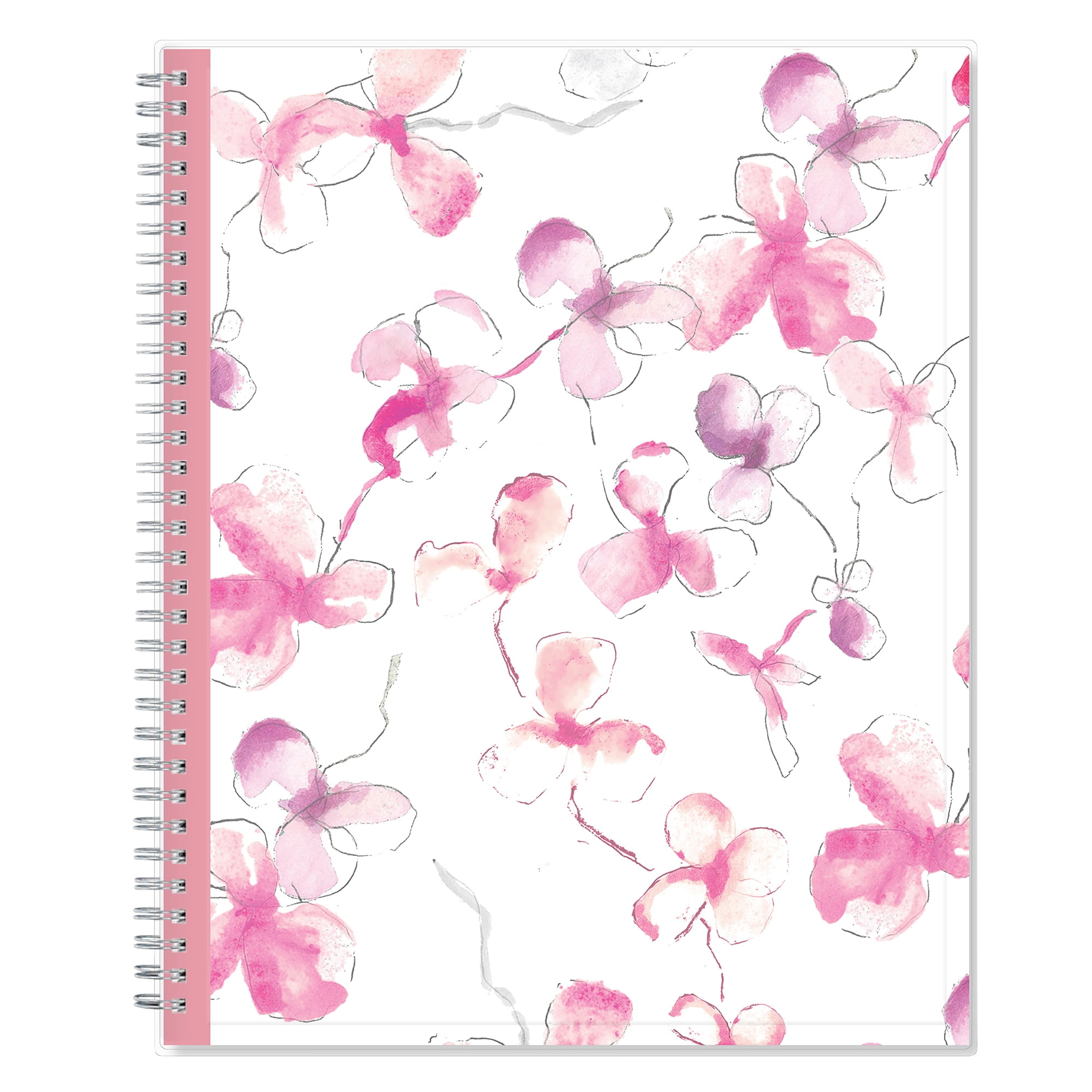 Blue sky weekly monthly planning calendar 8 1 2 x 11 orchid